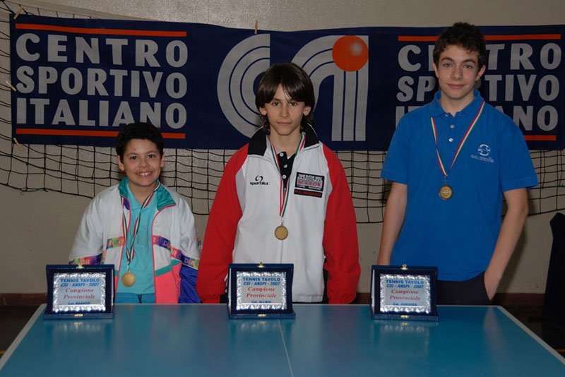 Francesco Spada Campione Provinciale CSI
